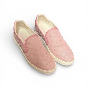 Coach Pink Slip-On Sneakers